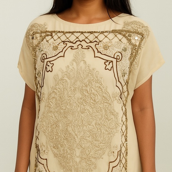 Chinyere sheer top, stunning detail - Picture 1 of 5